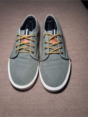 Vans California Authentic Corduroy Green Sneakers Size 12